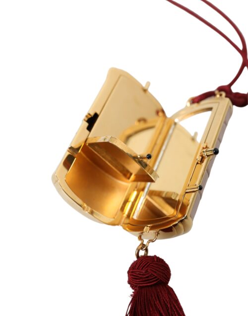 Dolce & Gabbana roosa mini meigikott peegli ja tutiga