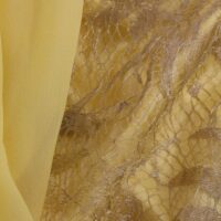 Dolce & Gabbana kollane pitsminikleit kristallidega