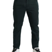 Dolce & Gabbana Rohelised meeste skinny teksad