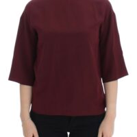 4354442-2.jpg Dolce & Gabbana punane bordeaux 3/4 varrukaga pluus Enchanted SICILY