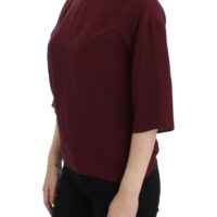 4354443-2.jpg Dolce & Gabbana punane bordeaux 3/4 varrukaga pluus Enchanted SICILY