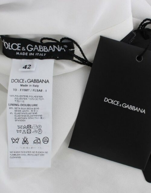 4354835-2.jpg Dolce & Gabbana Hõbedaste litritega ümara kaelusega pluus T-särk Enchanted SICILY