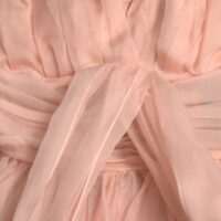 4355020.jpg Dolce & Gabbana roosa plisseeritud A-lõikeline halterneck midikleit