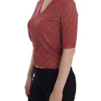 Dolce & Gabbana punane lühikeste varrukatega pullover Enchanted SICILY