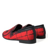 Dolce & Gabbana punased ja mustad Torero loafrid meestele