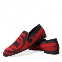 Dolce & Gabbana punased ja mustad Torero loafrid meestele