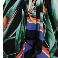 Dolce & Gabbana Must Strelitzia kõrge vöökohaga mähkmeline midiseelik