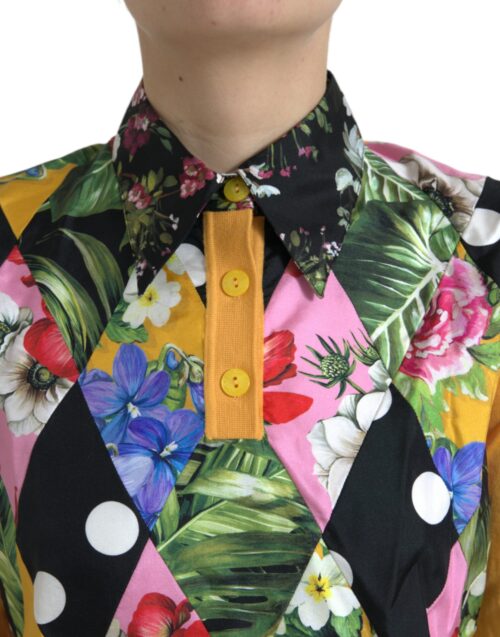 4362274.jpg Dolce & Gabbana mitmevärviline patchwork Henley kampsun