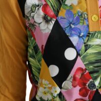 4362275.jpg Dolce & Gabbana mitmevärviline patchwork Henley kampsun
