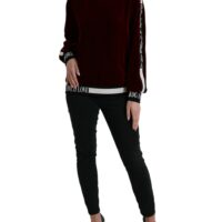 4368306.jpg Dolce & Gabbana Bordeaux ümmarguse kaelusega pullover-kampsun