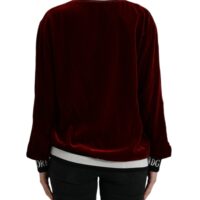 4368307.jpg Dolce & Gabbana Bordeaux ümmarguse kaelusega pullover-kampsun