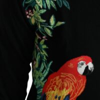 Dolce & Gabbana Must linnumustriga pika varrukaga kardigan