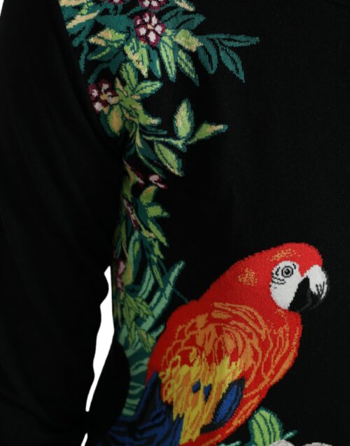 Dolce & Gabbana Must linnumustriga pika varrukaga kardigan