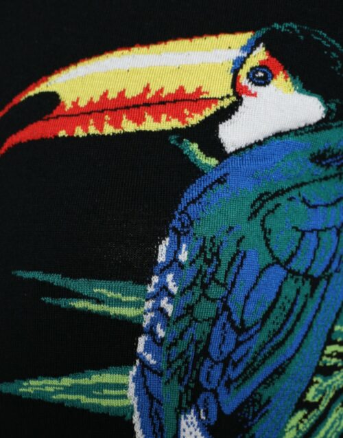 Dolce & Gabbana Must linnumustriga pika varrukaga kardigan