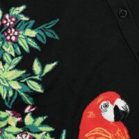 Dolce & Gabbana Must linnumustriga pika varrukaga kardigan