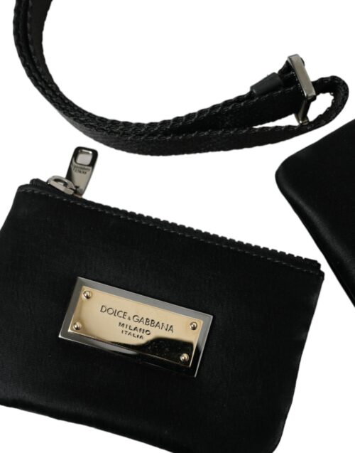 Dolce & Gabbana Must logoaplikatsiooniga võtmehoidja-kotike clutch