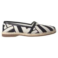 Dolce & Gabbana musta-valge triibulised espadrillid
