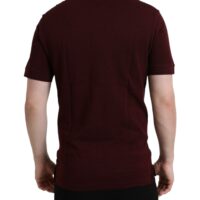 4399617.jpg Dolce & Gabbana Maroon kraega lühikeste varrukatega polo T-särk