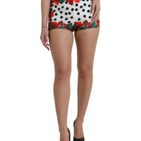 4400047.jpg Dolce & Gabbana mitmevärvilised lille- ja täpimustriga hot pants lühikesed püksid