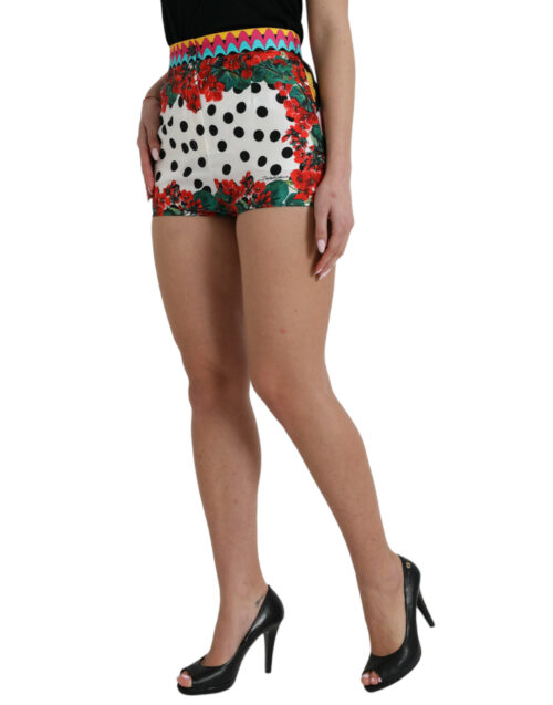 4400048.jpg Dolce & Gabbana mitmevärvilised lille- ja täpimustriga hot pants lühikesed püksid