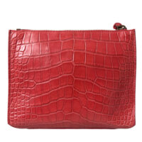 Balenciaga punane Classic Pouch randmekott