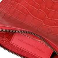 Balenciaga punane Classic Pouch randmekott