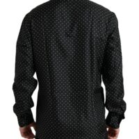 Dolce & Gabbana Must täpiline pikkade varrukatega särk