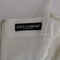 441604-2.jpg Dolce & Gabbana valge venivast villast prossiga shift-kleit