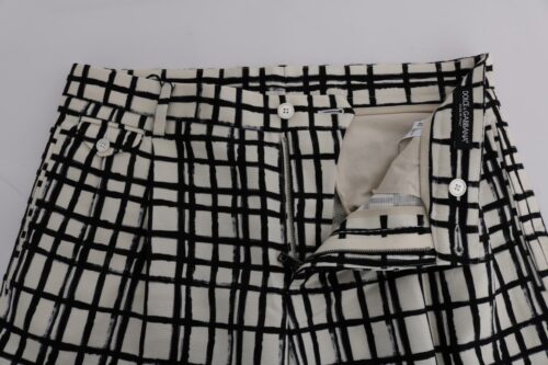 Dolce & Gabbana valge-mustatriibulised vabaajapüksid