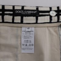 Dolce & Gabbana valge-mustatriibulised vabaajapüksid