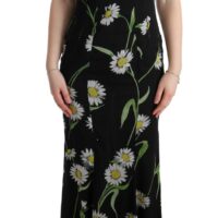 445888-2.jpg Dolce & Gabbana siidist veniv päevalilledega sheath-kleit