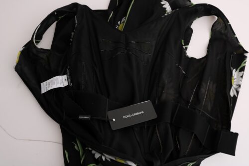 445894-2.jpg Dolce & Gabbana siidist veniv päevalilledega sheath-kleit