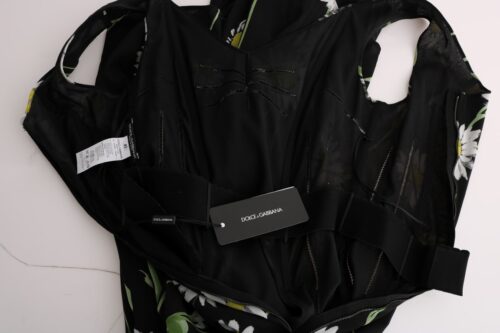 445895-2.jpg Dolce & Gabbana siidist veniv päevalilledega sheath-kleit