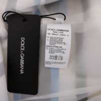 451835-2.jpg Dolce & Gabbana sinivalge triibuline siidist stretch-kleit