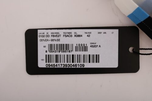 451836-2.jpg Dolce & Gabbana sinivalge triibuline siidist stretch-kleit