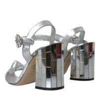 Dolce & Gabbana hõbedased kontsaga sandaalid