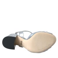 Dolce & Gabbana hõbedased kontsaga sandaalid