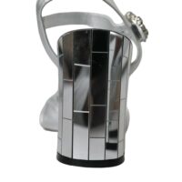 Dolce & Gabbana hõbedased kontsaga sandaalid