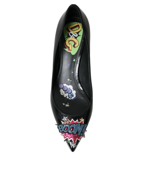 4538155.jpg Dolce & Gabbana Mustad BOOM aplikatsiooniga kontsakingad