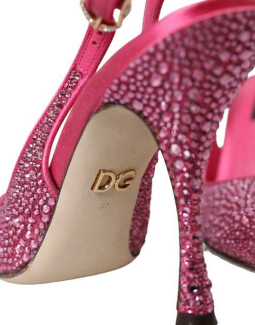 Dolce & Gabbana roosad slingback kontsakingad