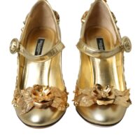 4538868.jpg Dolce & Gabbana Gold Mary Janes kontsakingad