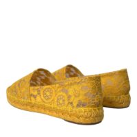 Dolce & Gabbana Kollased Taormina pits-espadrillid loafrid
