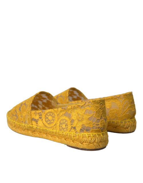Dolce & Gabbana Kollased Taormina pits-espadrillid loafrid