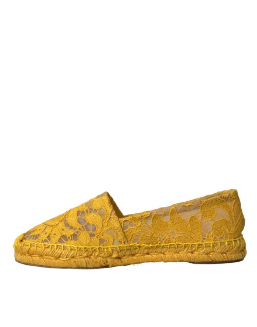 Dolce & Gabbana Kollased Taormina pits-espadrillid loafrid