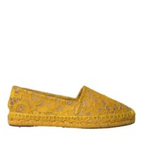 Dolce & Gabbana Kollased Taormina pits-espadrillid loafrid