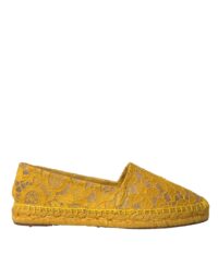 Dolce & Gabbana Kollased Taormina pits-espadrillid loafrid