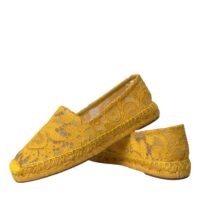 Dolce & Gabbana Kollased Taormina pits-espadrillid loafrid