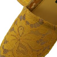 Dolce & Gabbana Kollased Taormina pits-espadrillid loafrid