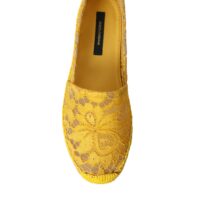 Dolce & Gabbana Kollased Taormina pits-espadrillid loafrid