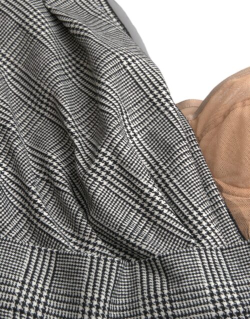 Dolce & Gabbana Halli-beež ülaõlaga maksikleit